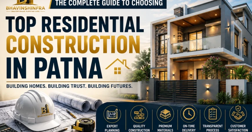 Top residential construction in Patna for modern homes