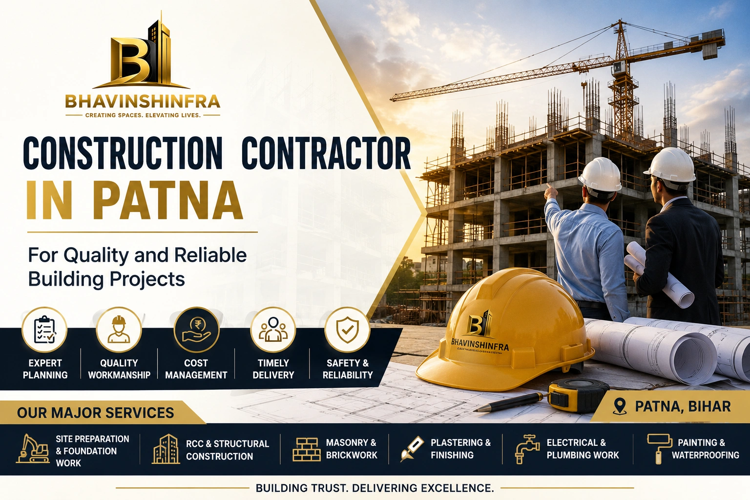 Construction Contractor in Patna for Quality Building Projects