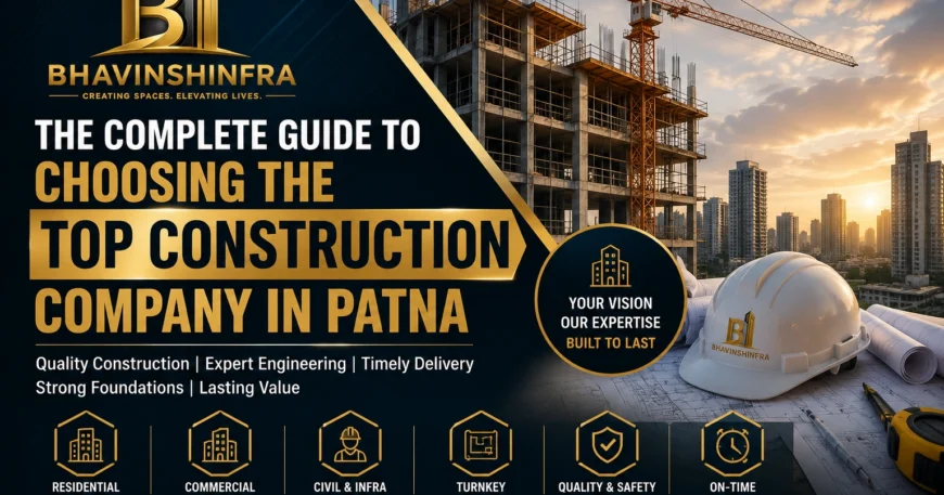 Top construction company in Patna delivering residential and commercial construction projects