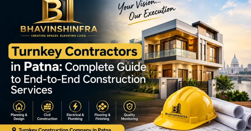 Turnkey Contractors in Patna providing end-to-end construction services by Bhavinsh Infra