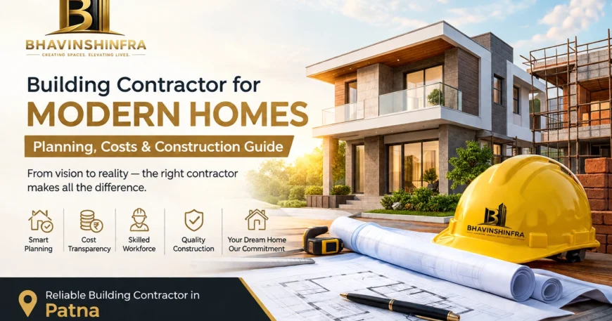 Building Contractor for Modern Home Construction